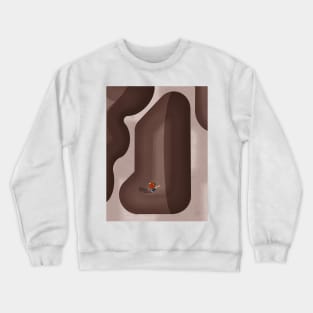 Venice Beach Skatepark | Aerial Illustration Crewneck Sweatshirt